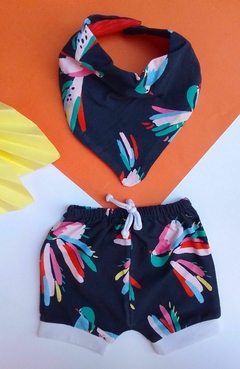Shorts Saruel e Babador Bandana