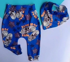 Calça Saruel e Babador Bandana