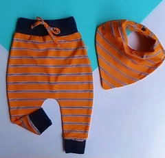 Calça Saruel e Babador Bandana