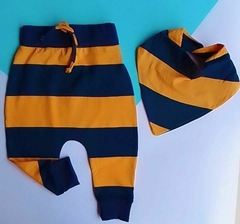 Calça Saruel e Babador Bandana