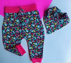 Calça Saruel e Babador Bandana