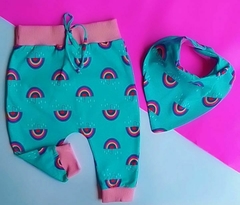 Calça Saruel e Babador Bandana