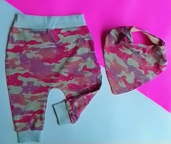 Calça Saruel e Babador Bandana