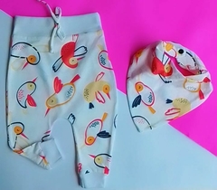 Calça Saruel e Babador Bandana