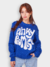 PINKY PROMISE SWEATER - BLUE & WHITE en internet