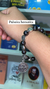 Pulseira com medalhas de São Bento -hematita