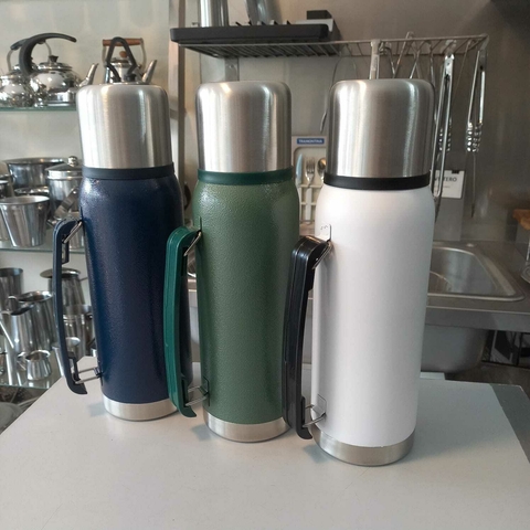 Termo de acero inoxidable con manija