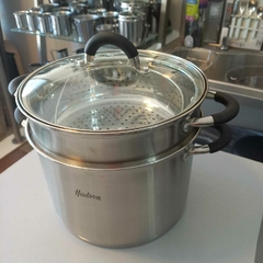 Olla con colapasta y vaporera acero inoxidable - comprar online