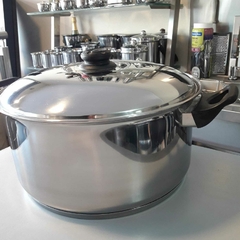 Cacerola 28 bakelita acero inoxidable - comprar online