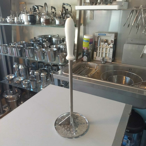 Pisa papa reforzado acero inoxidable