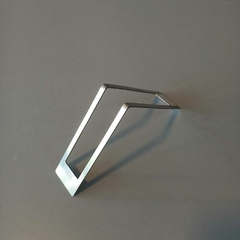 Servilletero triangular acero inoxidable - comprar online