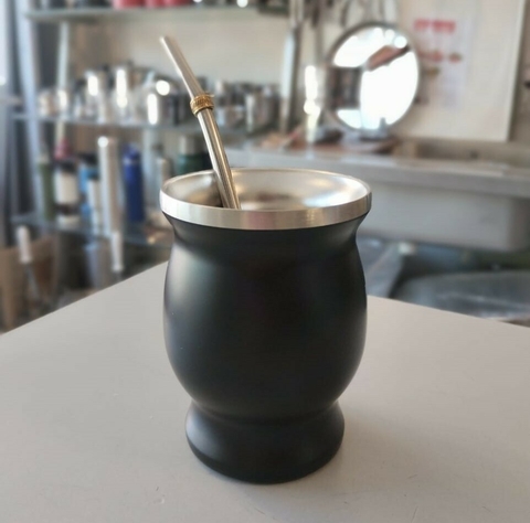 Mate acero inoxidable