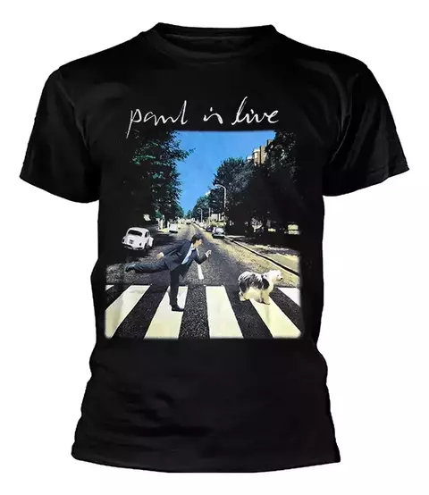 Camiseta Masculina Paul Mccartney Paul Is Live