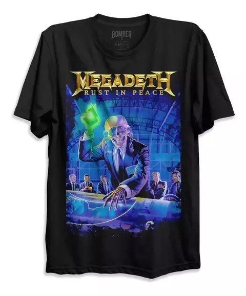 Camiseta Masculina Megadeth Rust in Peace