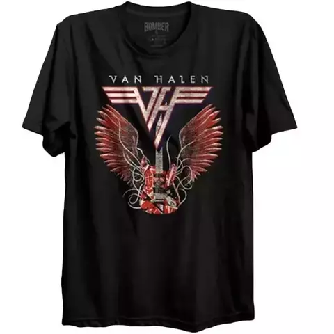 Camiseta Masculina Van Halen Eddie Guitarrista