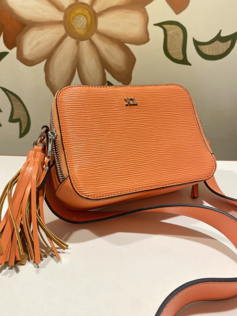 Cartera bandolera naranja PU | XL