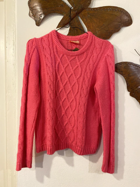 Sweater lana fucsia S | Las Pepas