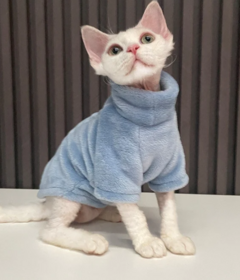 Roupa Suéter Flush Para Gatos