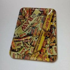 RAW METAL ROLLING TRAY SMALL