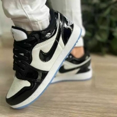 Jordan 1 Low - Preto Branco - Brilho na internet