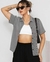 CAMISA CROPPED LISTRADA