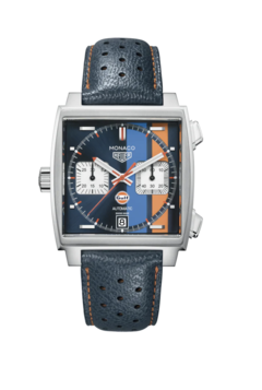 Reloj Hombre Tag Heuer CAW211R.FC6401 Monaco Gulf, Steve Mcqueen. Agente Oficial Argentina
