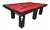 Mesa De Pool Profecional 254x148 6 Patas Acc De Relgalo Roja