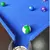 Mesa De Pool Semiprofecional 180x110 Accesorios De Relgalo ! - Azul Yeerom