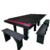 Mesa de pool Multifuncion Pool 254 x 148 + Ping Pong + Comedor + Bancos + Accesorios de regalo - tienda online