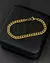 Pulseira Grumet (5mm) - 19cm, 21 cm ou 23cm - Banhado a Ouro 18k
