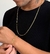 Corrente Tijolinho (3mm) + Pulseira - Banhado a Ouro 18k - comprar online