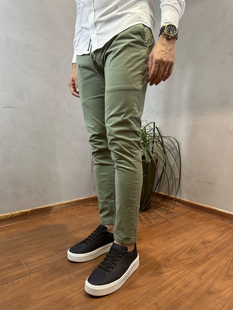 Calça Sarja Verde Oliva