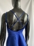 Vestido Azul Curto com Detalhe Cruzado - comprar online