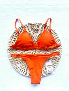 Biquíni Básico Empina Bumbum Laranja - comprar online