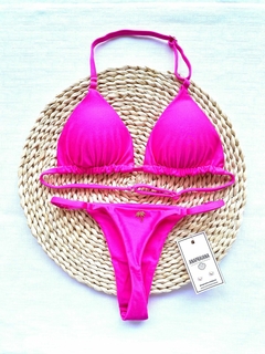 Biquíni Cortininha Marquinha Rosa Pink - comprar online