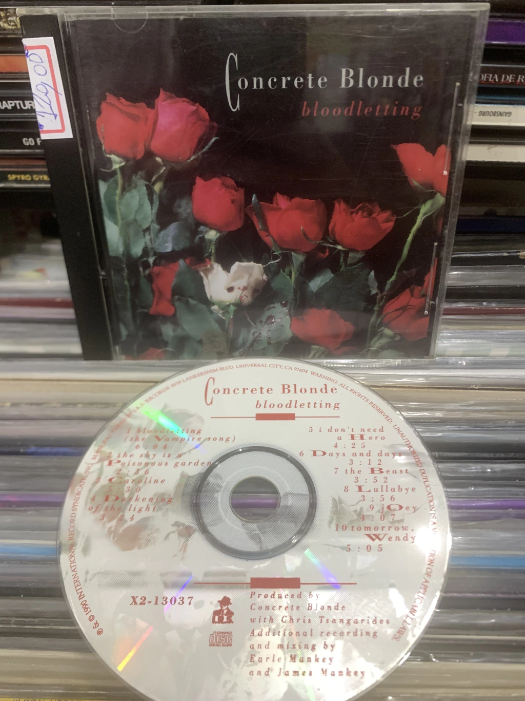CD CONCRETE BLONDE - BLOODLETTING ( 1990 )