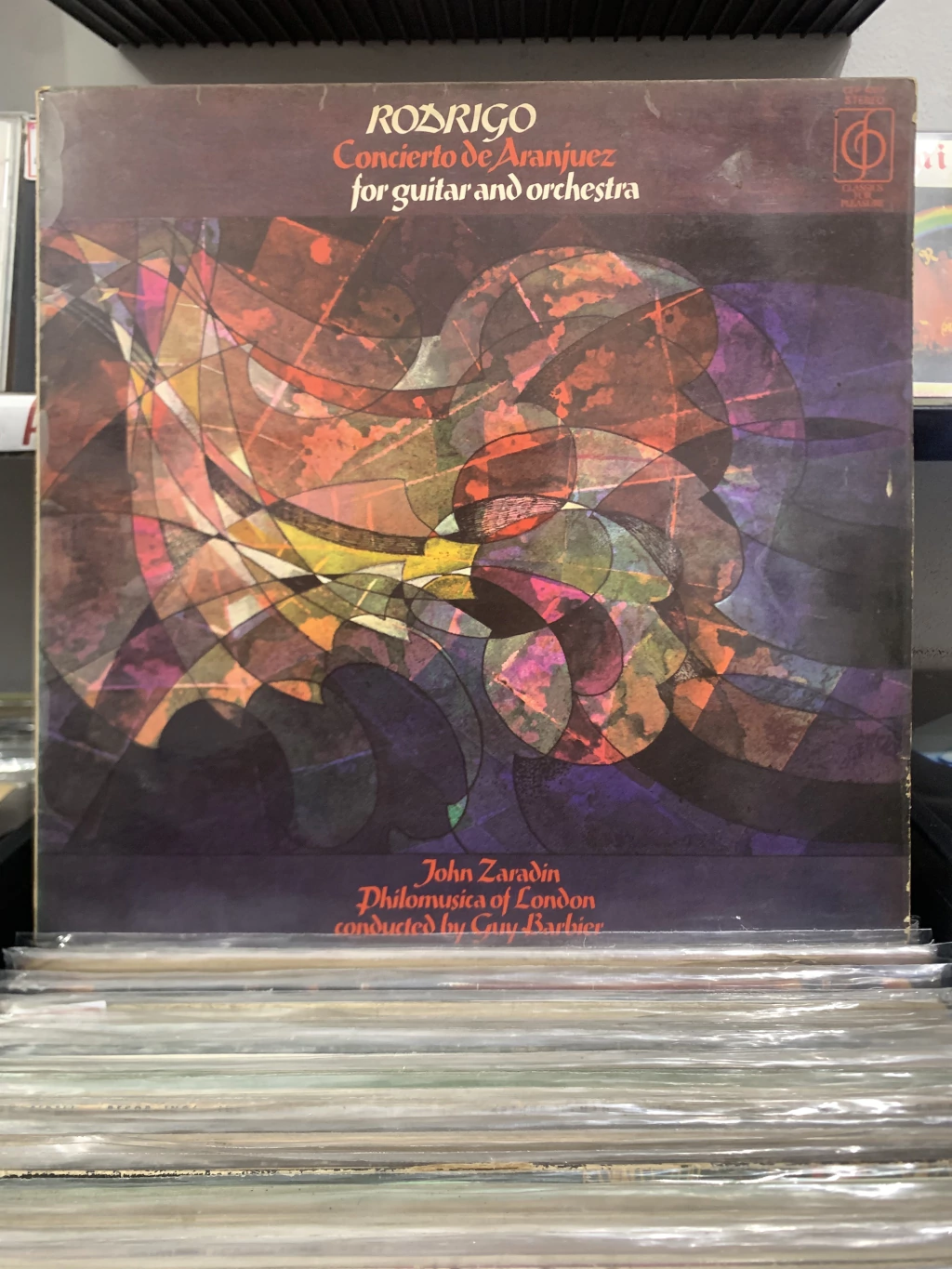 CONCIERTO DE ARANJUEZ ( JOHN ZARADIN Guitar PHILOMUSICA OF LONDON