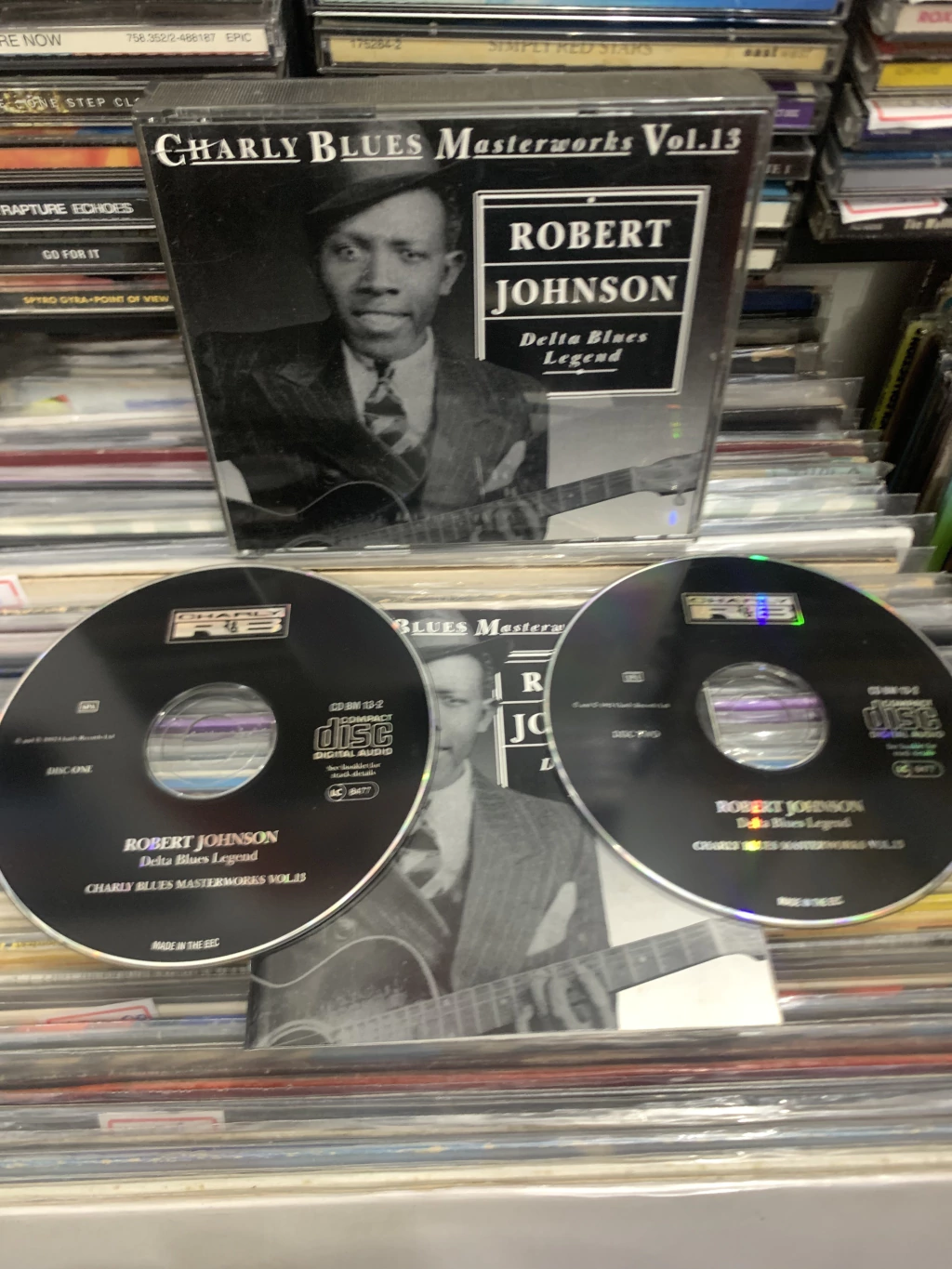 CD ROBERTJOHNSON - Delta Blues Legend - CHARLY BLUES MASTERWORKS VOL.13 ( 1992 )