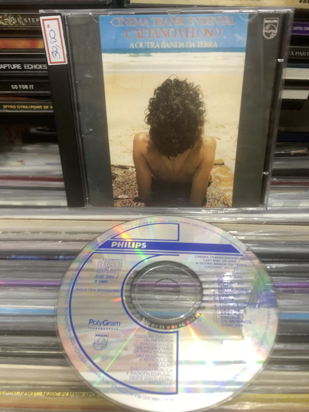 CD CAETANO VELOSO - CINEMA TRANSCENDENTAL ( 1989 )