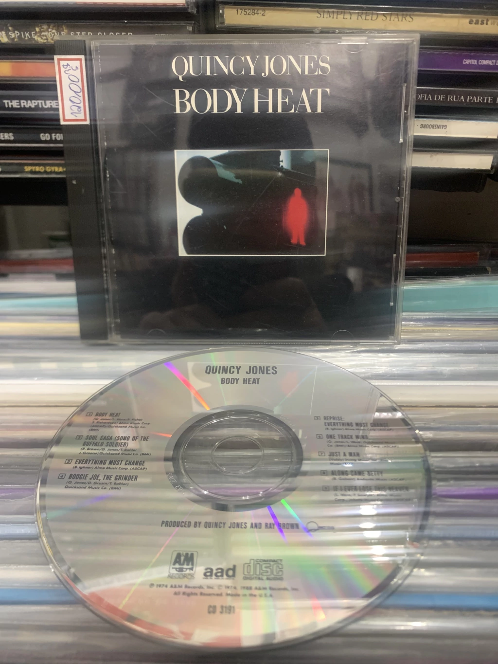 CD QUINCY JONES - BODY HEAT ( 1974 - 1988 )
