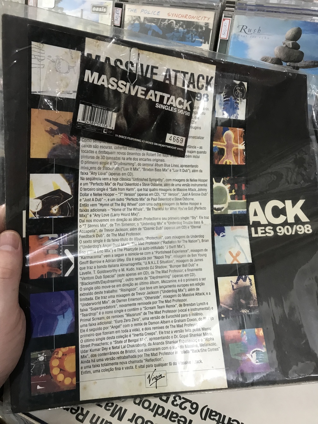 BOX MASSIVE ATTACK - SINGLES 90/98 - Comprar em Disconcert