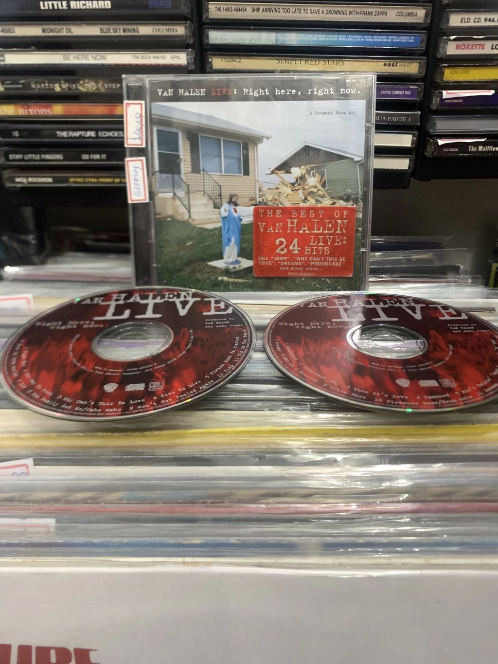 CD VAN HALEN LIVE: Right here, right now. ( 1993 )