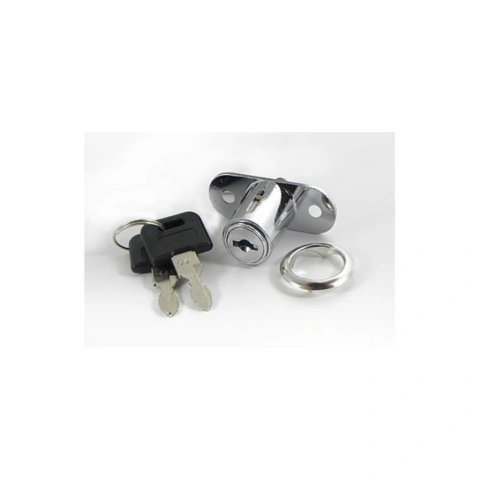 CERRADURA BOTON 19x23 mm Cromada
