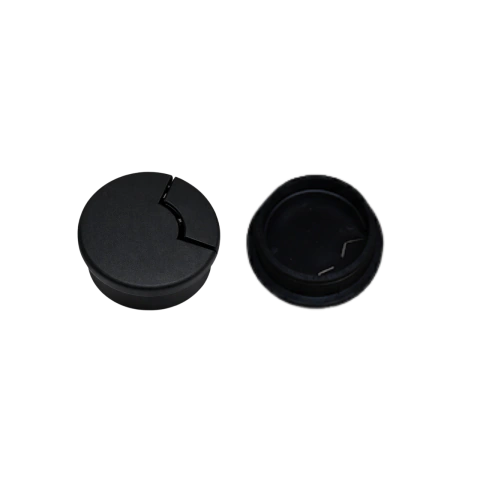CUBETA PASA CABLES Para embutir Ø 60 mm - Negro