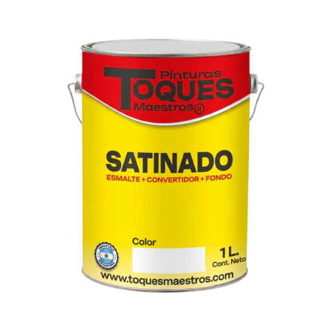 ESMALTE SINTÉTICO TOQUES BLANCO SATINADO 1/2 LT