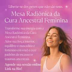 Mesa Radiônica de Cura Ancestral Feminina - Espaço Arcano 98