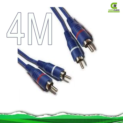 Cable Audio Rca Doble High Quality 4m - comprar online