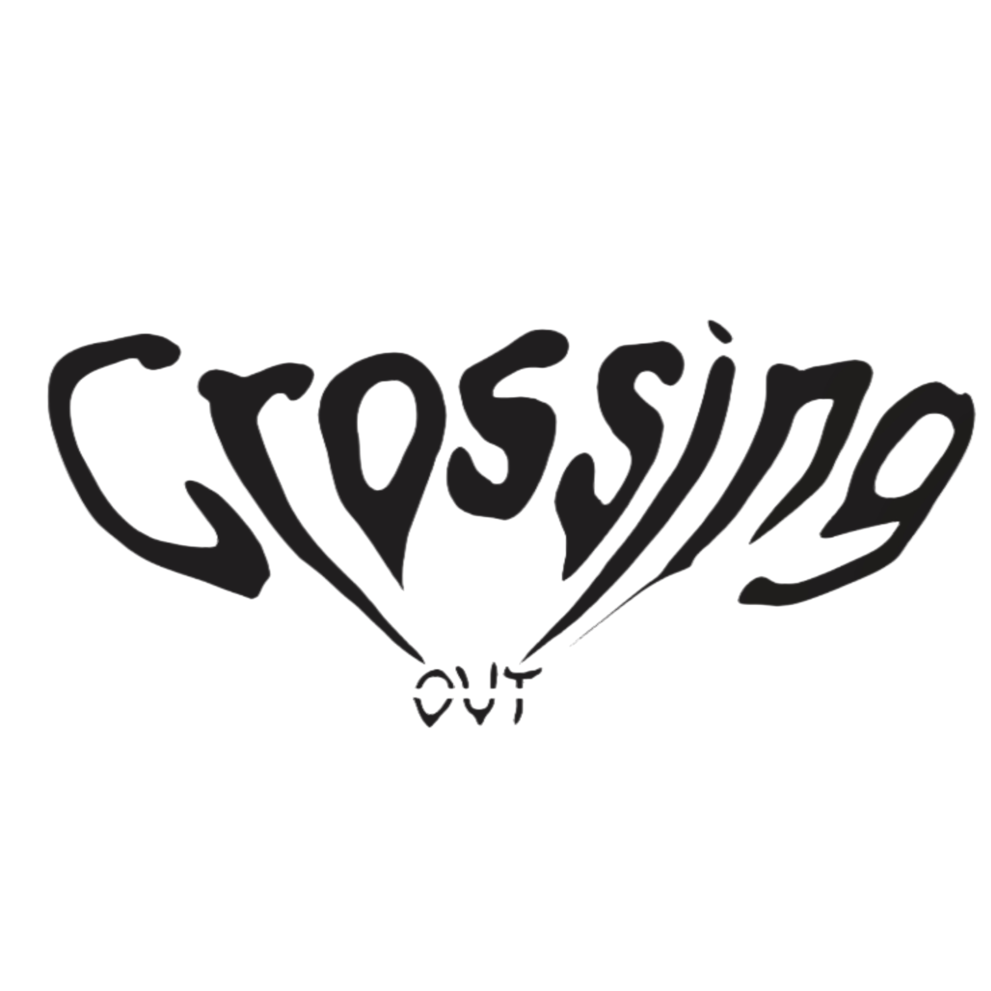 crossing out