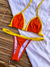 BIQUINI DE FITA LARANJA + AMARELO - comprar online