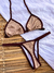 BIQUINI DE FITA NUDE + MARROM - comprar online
